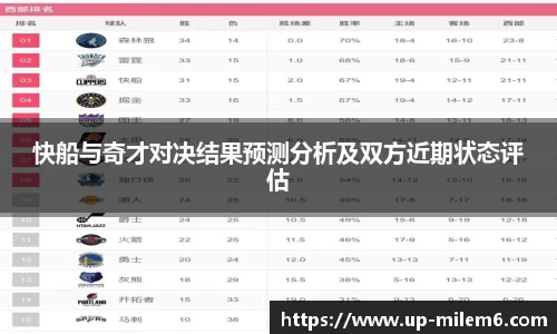 快船与奇才对决结果预测分析及双方近期状态评估